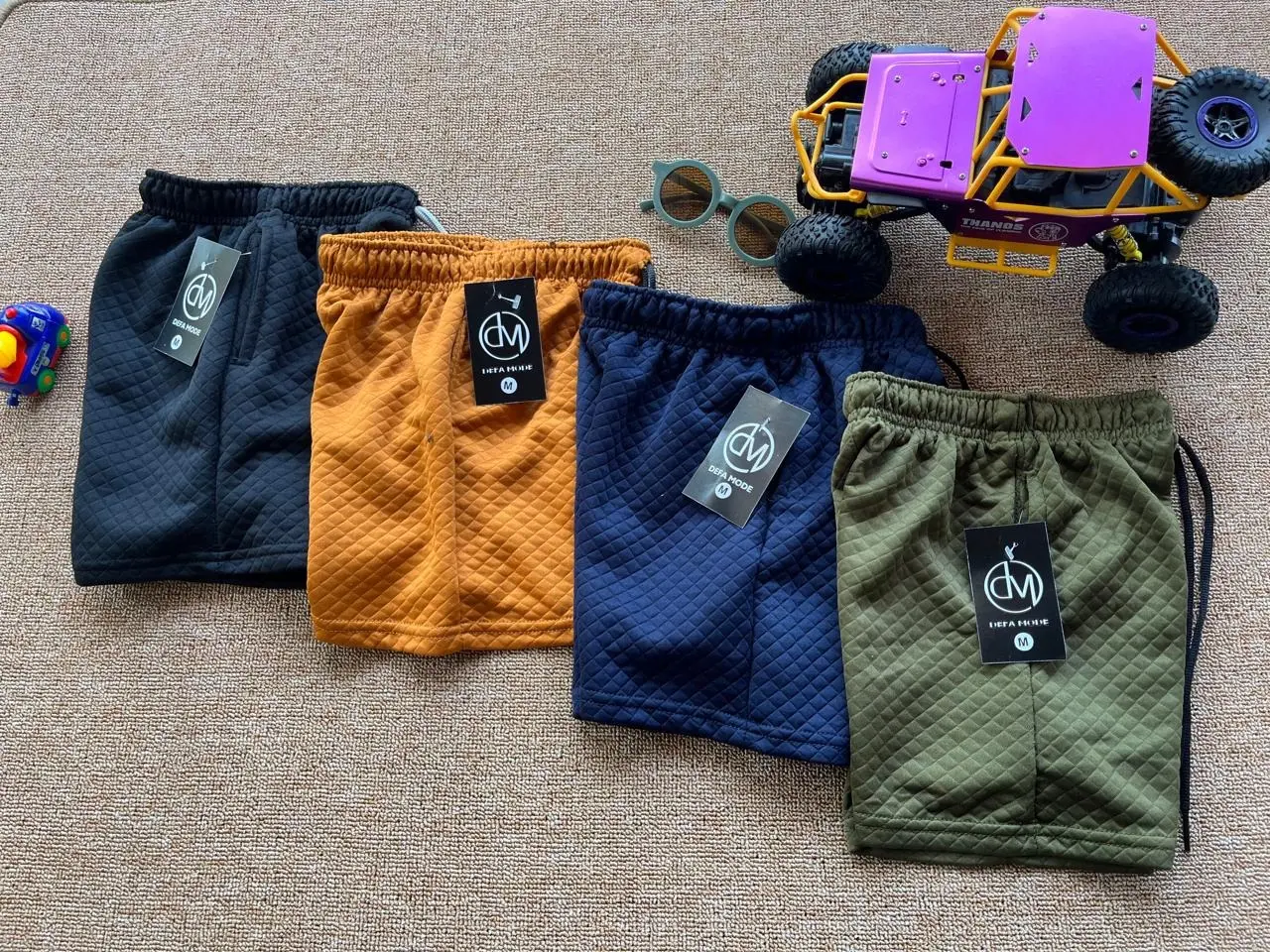 Paket 5 pcs celana pendek anak diamond knitt chinos
