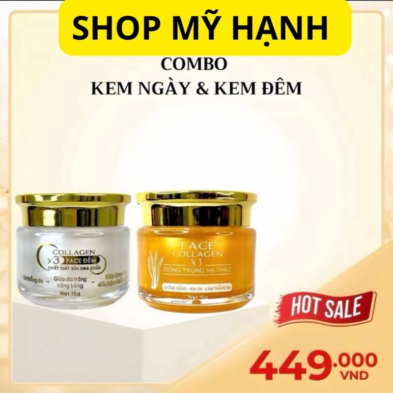 BỘ 2 KEM DƯỠNG DA MẶT NGÀY VÀ ĐÊM SHOP MỸ HẠNH  Làm Đẹp Da Skincare Dưỡng Ẩm Da