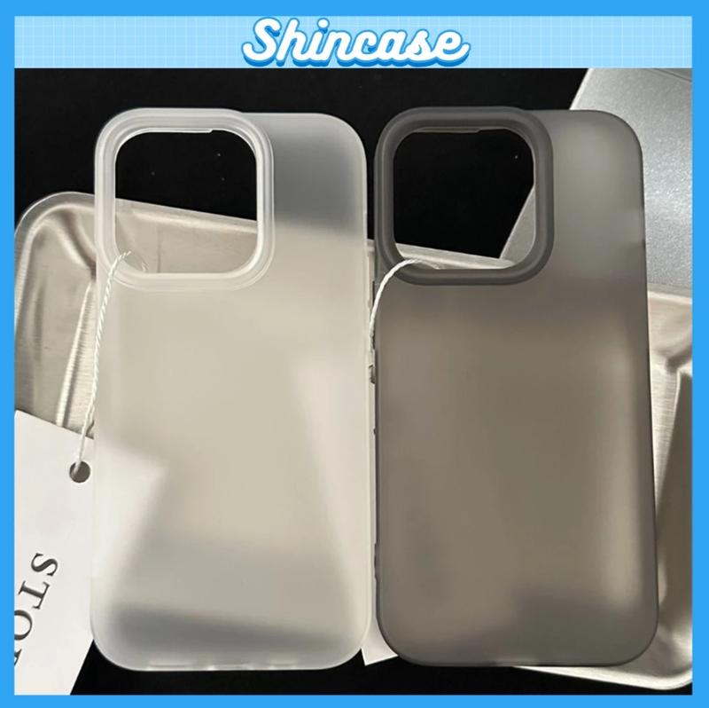 Ốp Lưng iPhone Silicon Lì Trong Suốt, Thiết Kế Đơn Giản Sang Trọng, Chắc Chắn Dành Cho iPhone Xs, Xsmax, 11, 12, 13, 14, 15, 16 17 Pro Max