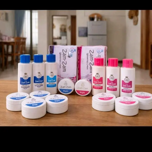 SEPAKET ZZ LIGHTENING BIRU DAN PINK Kualitas Premium untuk Perawatan Kulit Jerawat Bopeng Flek dan Anti Penuaan Dini - Kusam