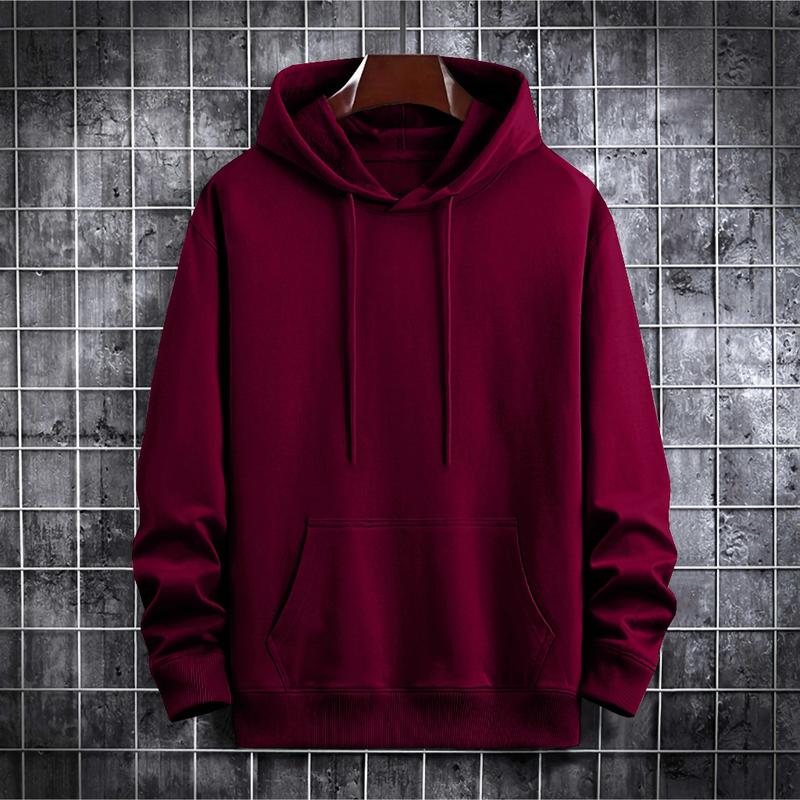 Hoodie Polos Tebal Bahan Fleece Solid 260Gsm Premium DTF Distro Quality Unisex M L XL XXL Hoodie Polos / Hoodie Casual / Hoodie Pria / Hoodie Cowok / Hoodie Outdoor / Hoodie Sporst / Burgundy Beige Sage Navy Krem Olive Abu Misty Hitam Putih Lilac Bir 3
