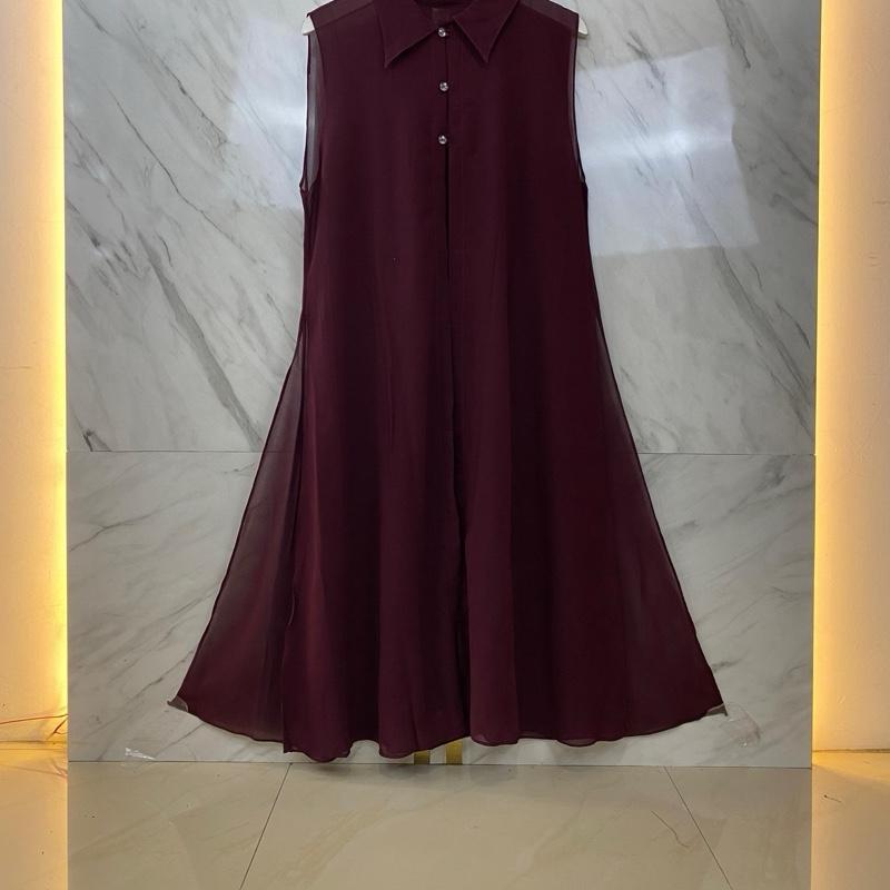 Long outer ceruti/cardigan babydoll/outer hijaber/outer kekinian Ceruty Wanita Remaja Kardigan 3
