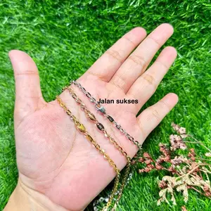 Kalung Kaca Simer Super Premium Besar Kait Lobster embos 750