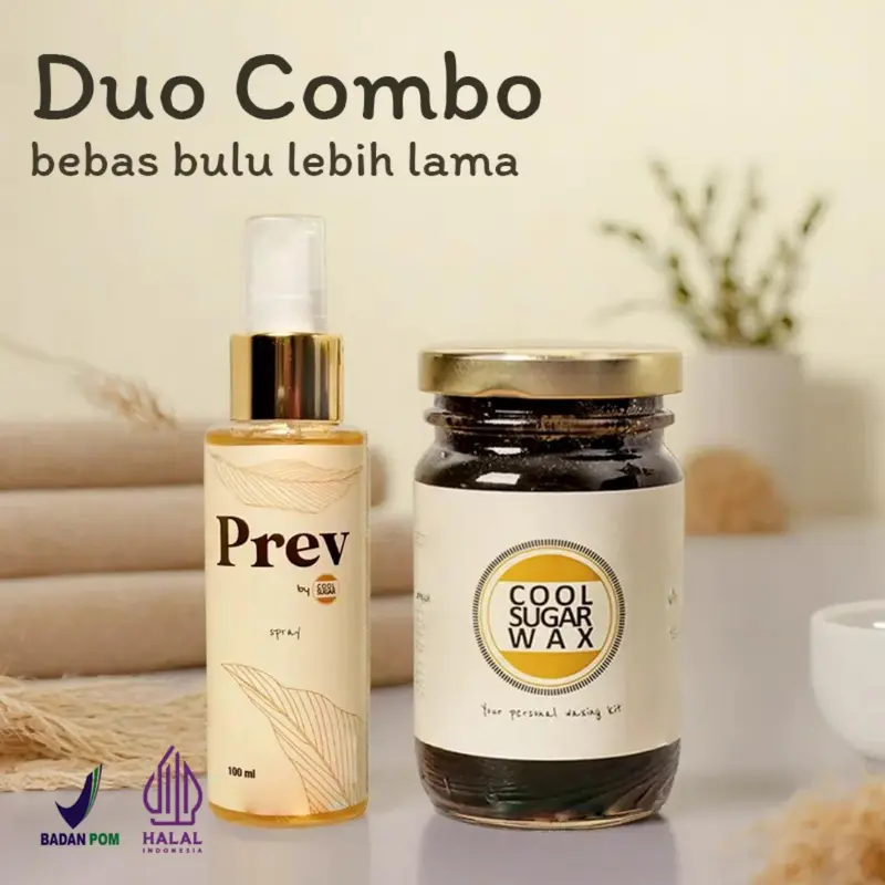 Paket Hemat - Prev & Coolsugar Wax Jar S - Waxing Hair Removal dan Perawatan Ketiak 0