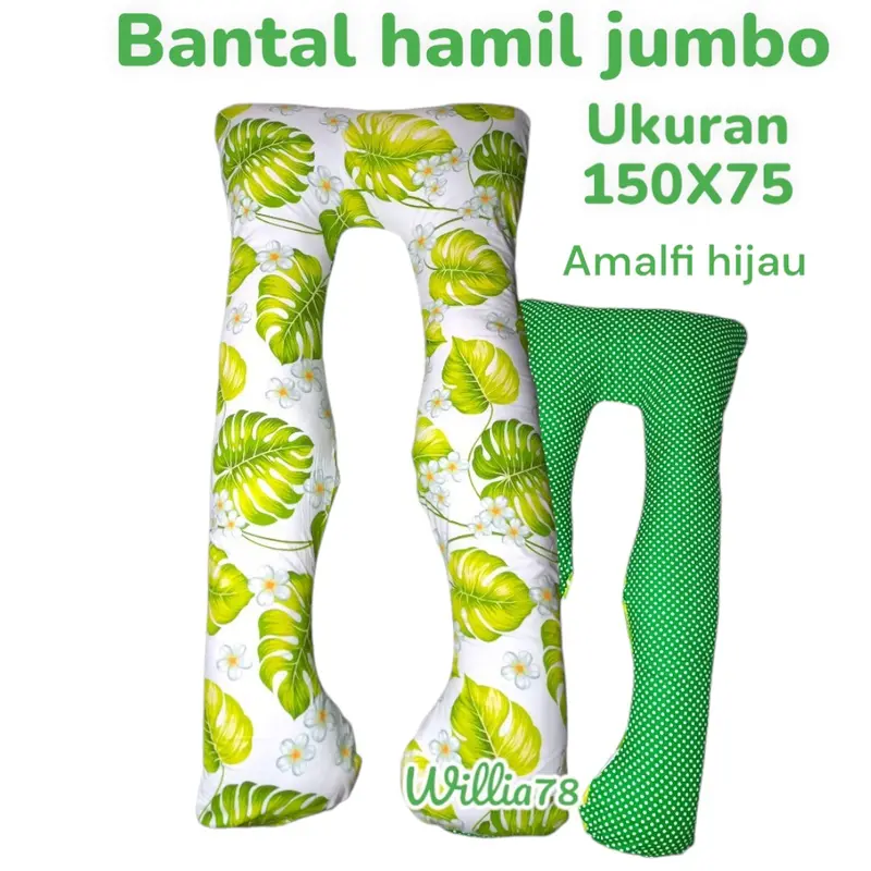 BANTAL KEHAMILAN/BANTAL HAMIL.JUMBO UKUTAN 150×75.BANTAL HAMIL + SARUNG Bunda Ibu 2