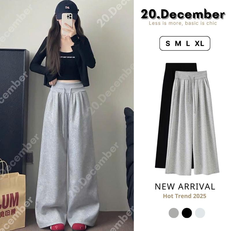 ĐỘC QUYỀN LIVE Quần Nỉ 2DA Ống Rộng Bản CẠP TO - Chất Mềm Mịn Không Xù Hack Dáng Hot Trend 2025