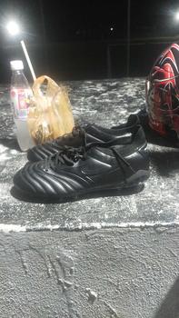 Product Review of High quality Leather Mens football shoes Kasut Bola Sepak Soccer Shoes Size:39-45 Boots Outdoor from A**🎸 0