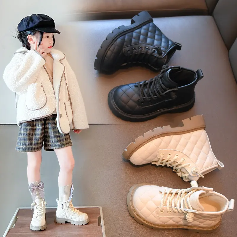 Juragan Junior [COD]CHARLOT Sepatu Boots anak Perempuan Import 26-36 Usia 2-10Tahun 8