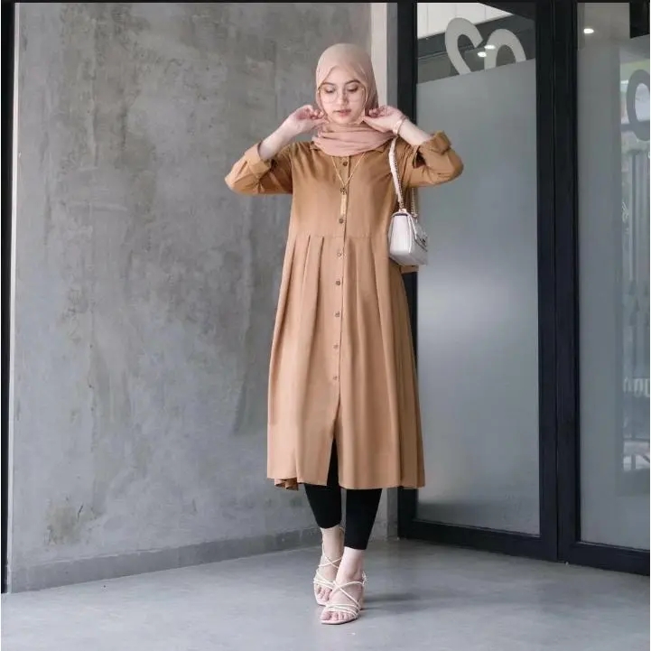 Tunik Dzuvia FULL KANCING // TERLARIS // TERBARU // TERMURAH // BUSUI BY ADIJAYA TUNIK LENGAN KANCING KEKINIAN 2