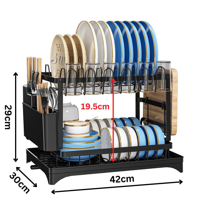 Product Introduction of 🇸🇬 Nordic Kitchen Drying Dish rack / Minimalist Organizer  Furniture / BTO / HOME/ REVAMP Metal Steel 14