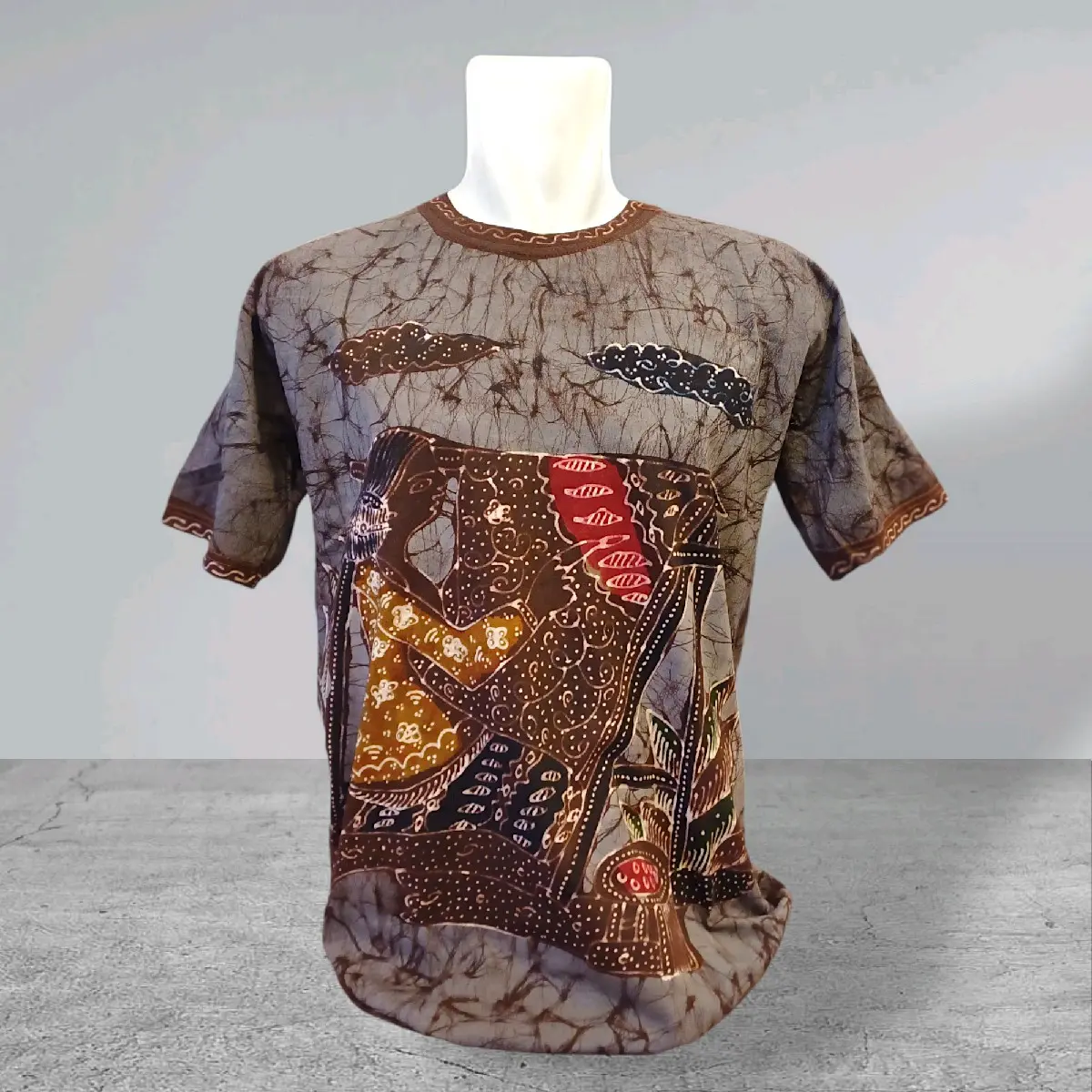 Kaos Batik Solo Katun Tulis