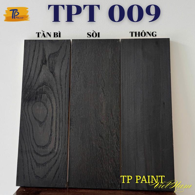  Sơn Lau Gỗ Gốc Nước Màu Đen Mã 009 TP Paint 
