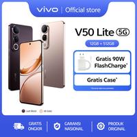 Gambar [NEW LAUNCH] vivo V50 Lite 5G (12/512) Borderless Immersive Screen, Sony IMX882, 6500mAh Battery+90W Flashcharge, AI Erase 2.0, All-round Impact Resistance - Just Black dari vivo Indonesia Kab. Tangerang 1 Tokopedia