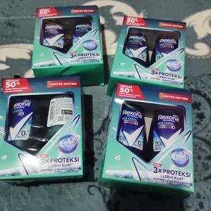 [EXCLUSIVE CREATOR] [BELI 4 GRATIS 4] Rexona Men Deodorant Anti-Perspirant Roll On Ice Cool 45ML Twinpack