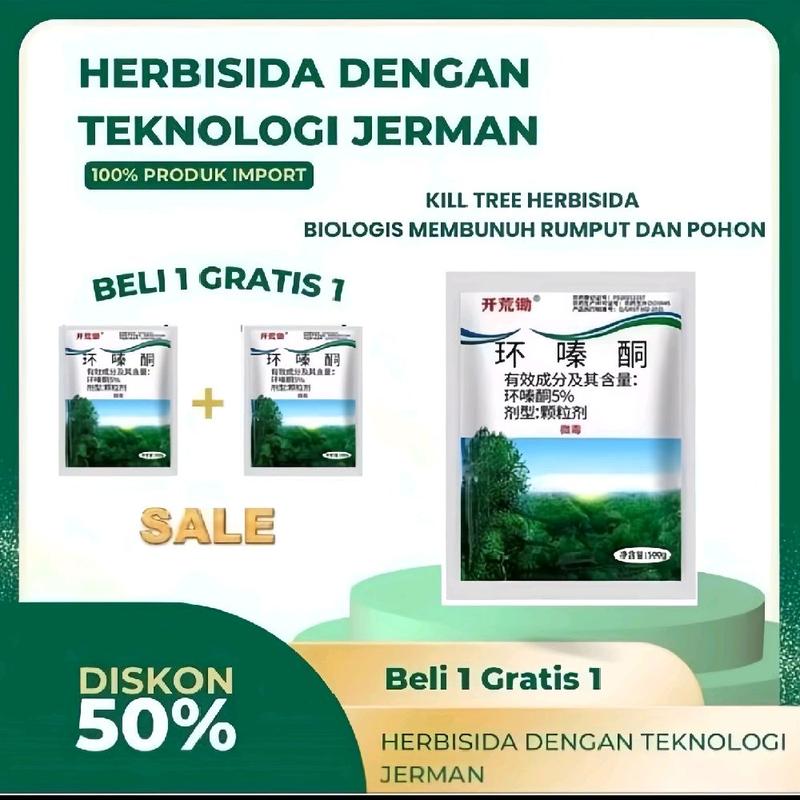 ( Beli 1 Gratis 1 ) KILL TREE Herbisida Biologis Pembasmi Rumput Terampuh - Herbisida Biologis Kill Tree Daun 1