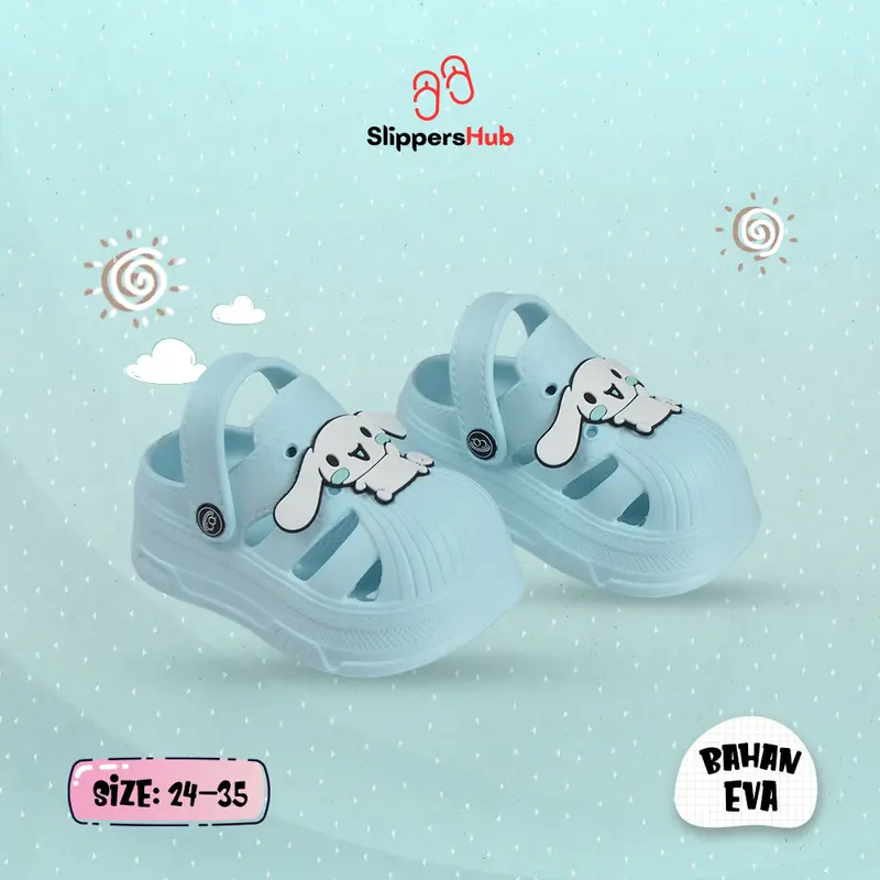 Slippers Hub - Sandal Fashion Karet Murah Anak Perempuan Karakter Cantik Cinnamoroll Anti Licin 2