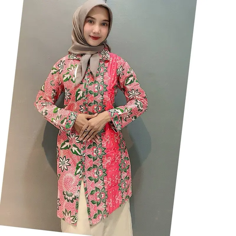 ATASAN BATIK BAJU KERJA CEWE MODERN TERBARU