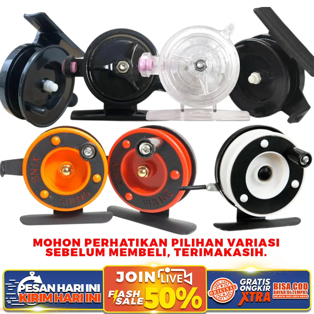 Reel Tokos Kuat Tidak Mudah Pecah Joran Tegek