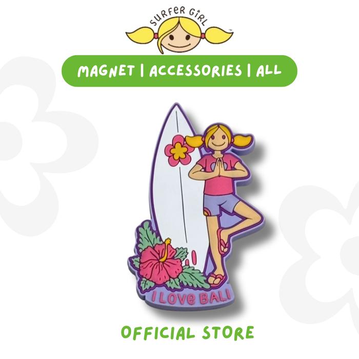 Gambar Surfer Giril Summer Surf Yoga Magnet 253AMGN001AST | magnet surfer girl | souvenir bali | magnet kulkas bali | magnet lucu | magnet karakter surfer girl | oleh-oleh bali | magnet karet | bali fridge magnet | surfer girl souvenir | tropical magnet dari Surfer Girl Shop Kab. Badung Tokopedia