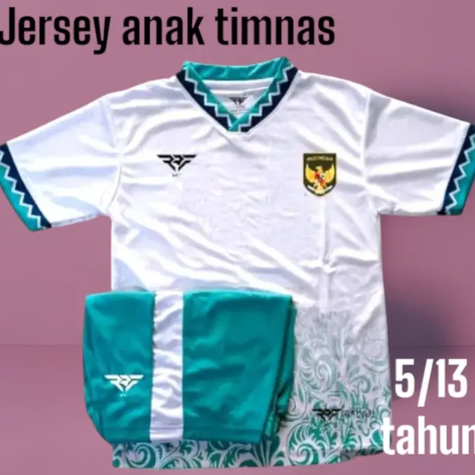 Baju Bola Anak timnas suporter, GRATIS SABLON NAMA DAN ANGKA baju olahraga setelan jersey sport dryfit. Outdoor 1