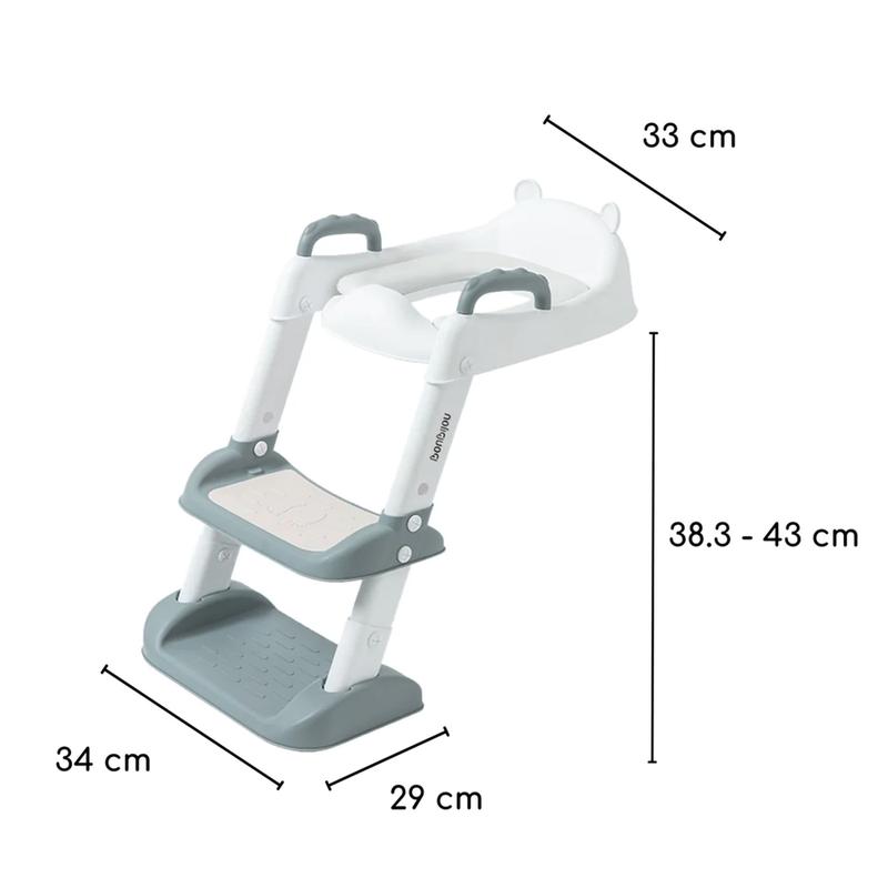 Bonbijou Training Potty Seat With Foldable Step Ladder 1