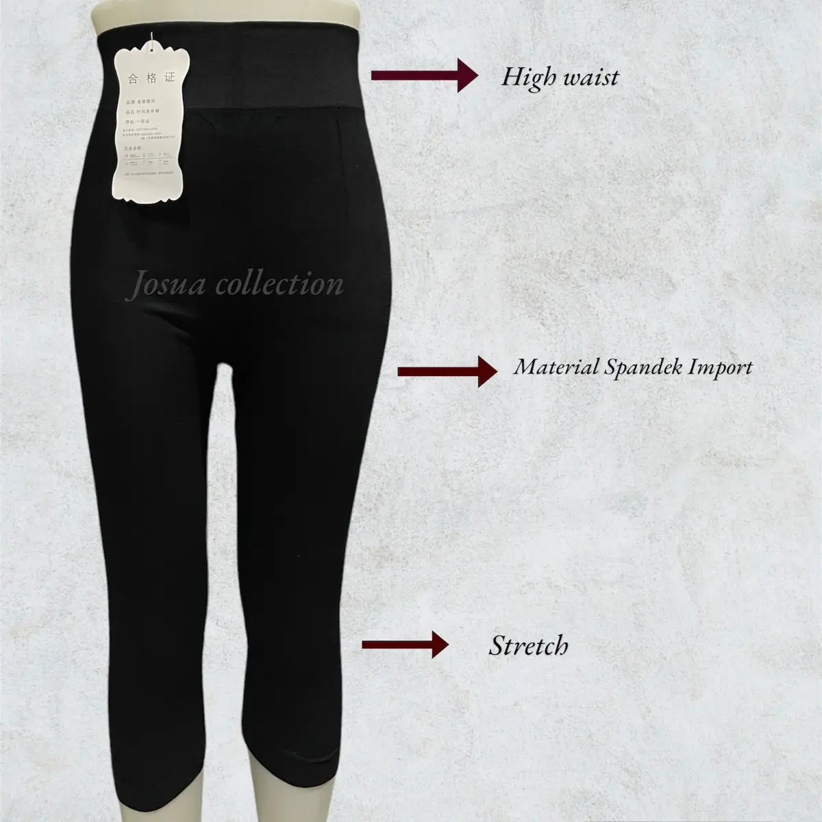 Legging Import Wanita 7/8/ High Waist Tebal dan Premium Nyaman