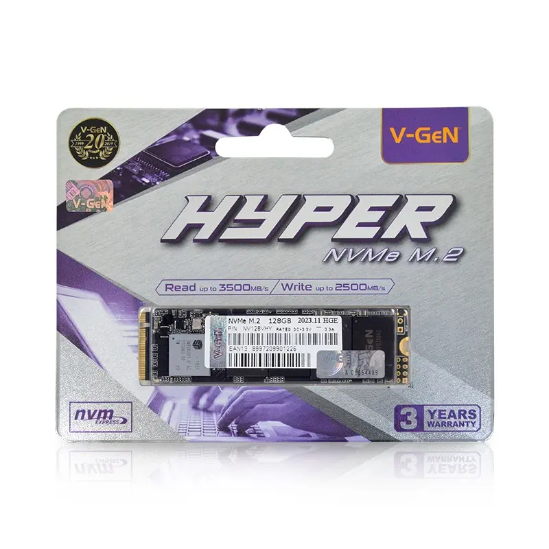 SSD Solid State Drive V-GeN 128GB M.2 NVMe PCle - SSD VGEN NVMe