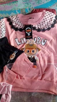 Product Review of Masyken Setelan Sweater Anak Perempuan Crop Top Usia 1-6 Tahun Bayi Parsel TPE Beige from S**a 0