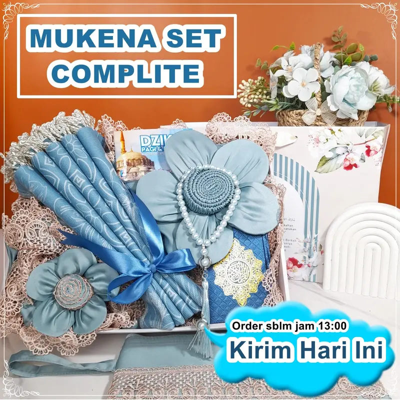 Seserahan Pernikahan / Seperangkat Alat Sholat Mahar / Kado Pernikahan / Hantaran Pernikahan / Mukena Set Complite Plus Sajadah Hampers Mutiara Tasbih Sarung Muslim 0