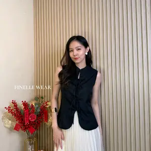 Han Vest Blouse Top - Atasan Vest Blouse Rompi Wanita Sincia Imlek 2026