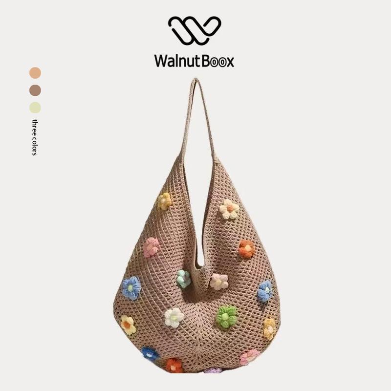 Túi Dệt Dung Lượng Lớn Thời Trang Dễ Phối Đồ Thích Hợp Cho Kỳ Nghỉ Đi Lại Trang Phục Thường Ngày Và Đi Biển Túi Tote Hàng Mới Về