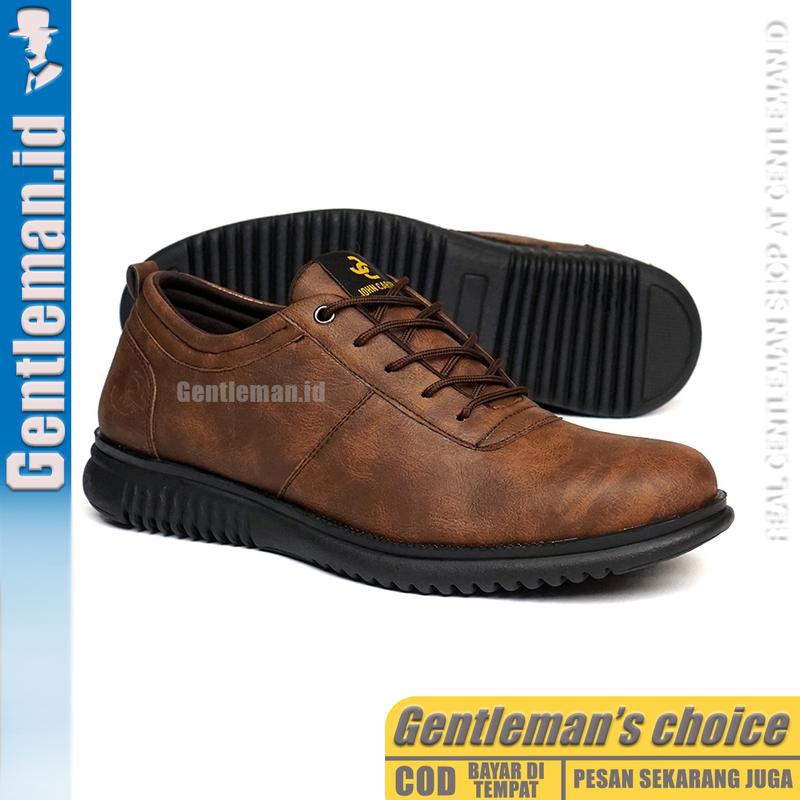 GENTLEMAN Targa 2.0 Sepatu Formal Kerja Pria cokelat Hitam Casual Original Terbaru Kekinian Shoes 7