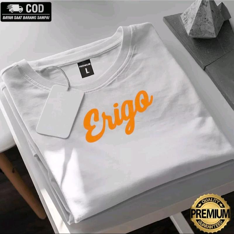 GET 1 PCS (PROMO COD) Kaos Distro Lengan Pendek Pria Wanita Keren 3r!90 CW Logo Oren - 100% Catoon Combed 24s -Kaos Cewek- Katun Kain Lembut Tebal Nyaman T Shirt Lembut kaos  cowok Polos 6