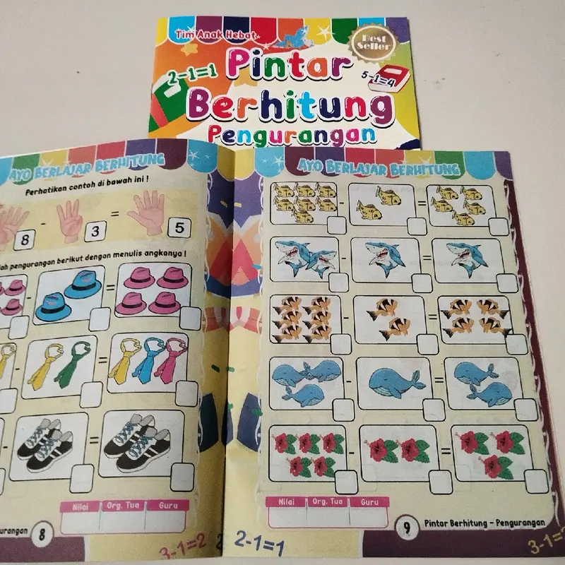 Buku Anak - Pandai Berhitung / Pintar Berhitung Penjumlahan, Pengurangan, Perkalian, Pembagian - Anak Hebat 2