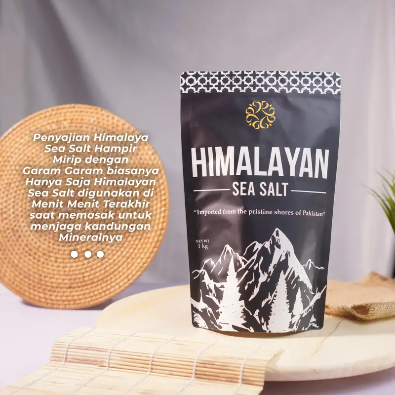 [HIMALAYAN SEA SALT] - GARAM PEGUNUNGAN HIMALAYA - GARAM PAKISTAN - 1000 GRAM 4