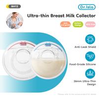 Gambar Dr.Isla BH12 Penampung ASI Ultra-Tipis 26mm Anti-Leak Shield Food-Grade Silicone untuk Ibu dan Bayi dengan Desain Baffle Anti-Overflow - Pump, Tumpah - Blue 2PCS dari Dr.Isla Kota Tangerang 1 Tokopedia