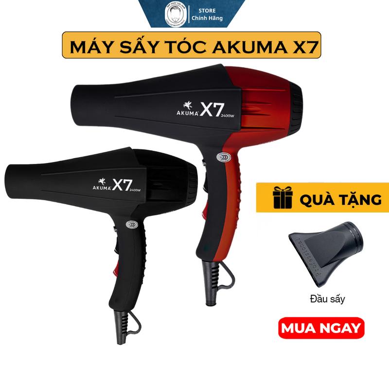 Máy Sấy Tóc AKUMA X7 Công Suất Lớn 2400W - Máy sấy tóc dành cho Salon Tóc Chuyên Nghiệp 2 Chiều Nóng Lạnh Lõi Đồng Đồ Bền Cao