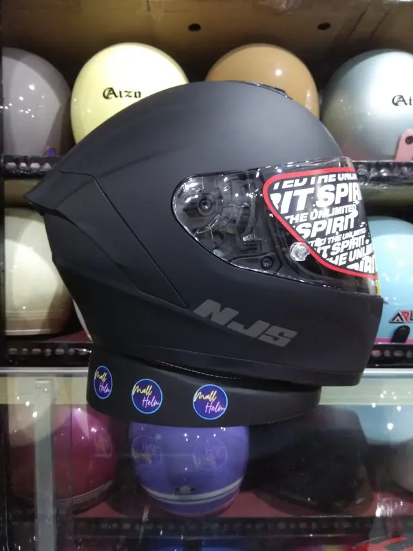 HELM NJS FULLFACE ZX1 ZX 1 SOLID 3