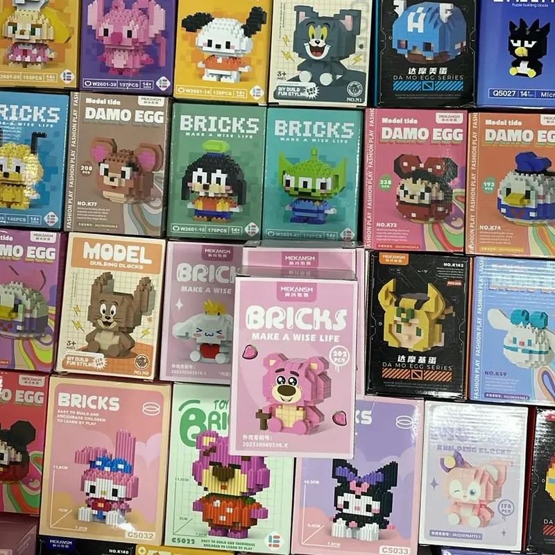 Nano Block Mainan Balok Karakter MAGIC BLOCK SANRIO Mainan Anak Edukatif 3D Puzzle Games Toys kuromi hello kitty melody 6