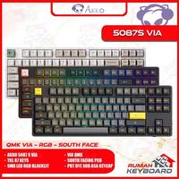 Gambar MECHANICAL KEYBOARD - AKKO 5087S VIA - 75% - QMK - SOUTH RGB - HOTSWAP - BLACK AND PINK dari Rumah Gamings Kota Administrasi Jakarta Barat 2 Tokopedia