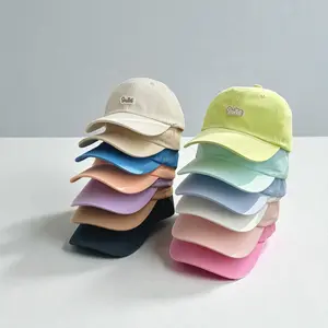 Bambino Kidswear Topi Baseball Anak Perempuan Sweet Kualitas Premium Bahan American Drill Tali Adjustable Keringat Terserap Sempurna Usia 2-8 Tahun Korean Fashion Blue