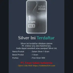 FINE SILVER 9999 - PERAK MURNI - SALAM SILVER