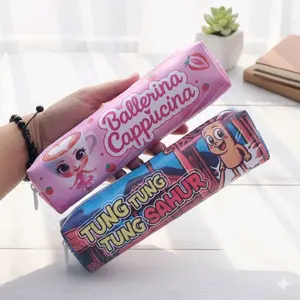 Tempat pensil lontong anomali lucu / tepak pensil karakter / tempat pensil karakter viral Alat Tulis Sekolah