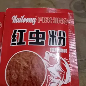 Bubuk cacing merah tas kecil dengan bau yang kuat Umpan