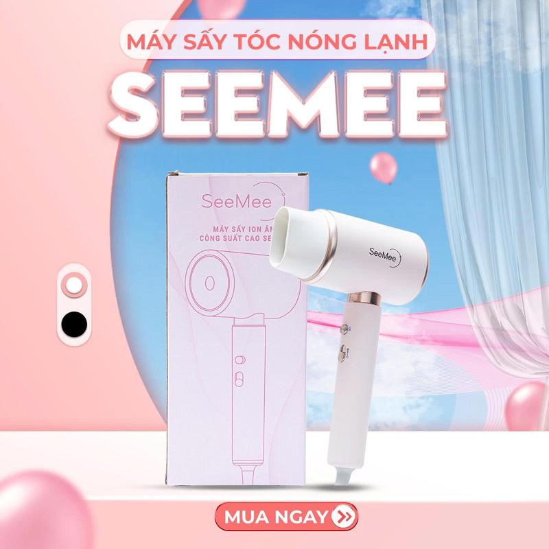 CFV SeeMee Máy Sấy Tóc Nóng Lạnh SeeMee - Tốc Độ Gió 15m s 5 Chế Độ Sấy An Toàn Bảo Hành 12 Tháng