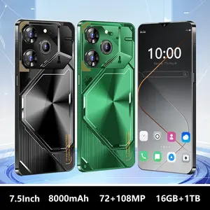 .[ 100 % Asli Baru ] Tecn Pova 6 Pro Ponsel Baru Smartphone 7.5 Inci Layar Penuh Murah Handphone Andorid 16GB+1TB Kamera 75MP+108MP HD dengan Bluetooth dan Kamera Utama 75MP+108MP - Led, Camera - Radio Bisa COD