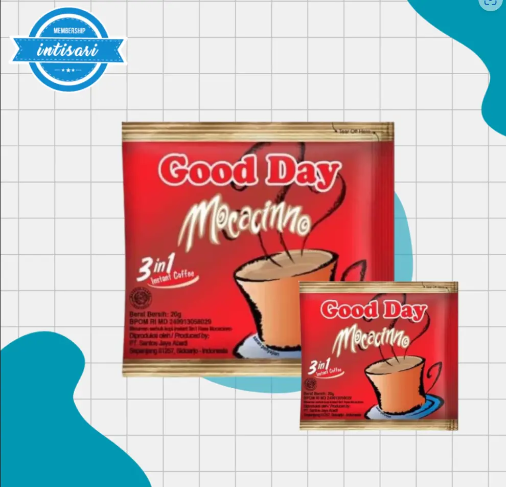 ALL KOPI GOOD DAY ( DUS ) - MOCCACINO / CARABIAN NUT / COOLIN / VANILLA LATTE / CHOCOCINO /  CAPPUCINO / FREEZE MOCAFRIO