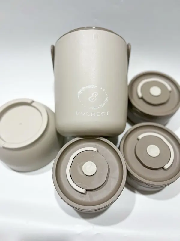 RJ Kotak rantang Bulat 2 & 3 Tingkat  // lunchbox premium // bento bahan Stainless Steel 316L 4