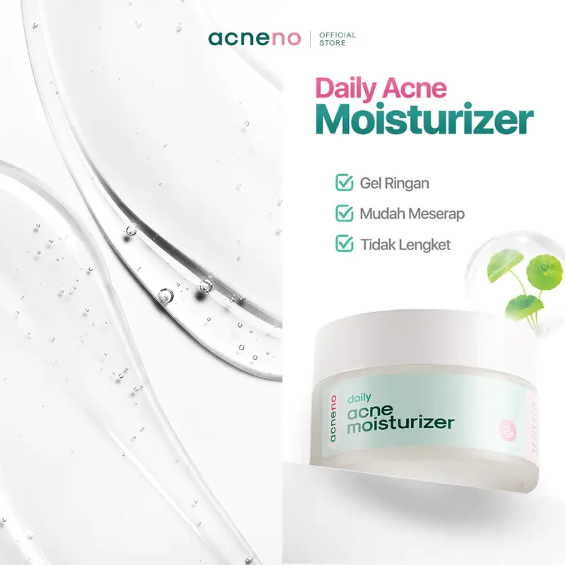 [NEW] Acneno Daily Acne Moisturizer isi 30gr | Melembabkan & Memperbaiki Skin Barrier Dengan Kandungan Panthenol  | Mencegah Jerawat | Aman Untuk Bumil & Busui | BPOM Original 3