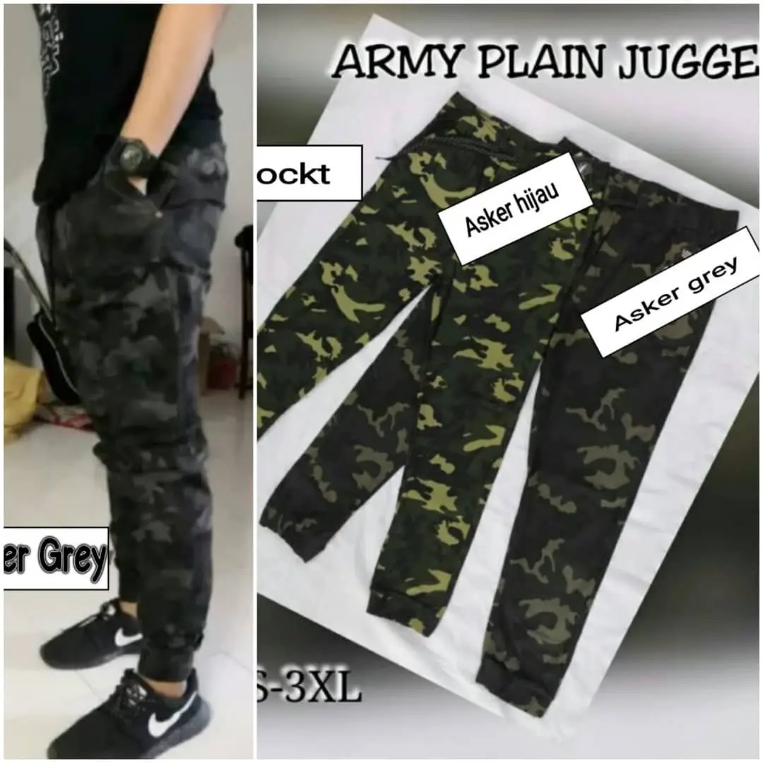Asker jogger baru..3pockt.(Unisex) ./.size:-(30-40) good quality.